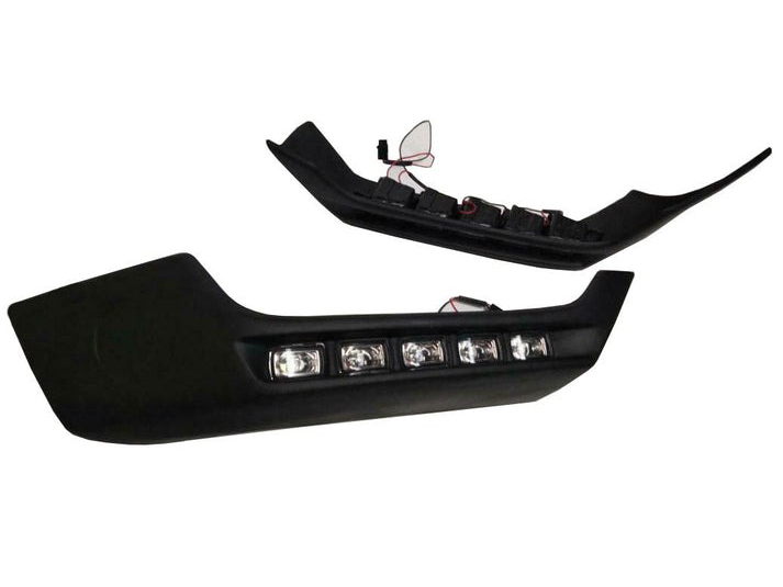 Fiberglass AMG Front Bumper Lip Spoiler With DRL for Mercedes-Benz W463 G-Class